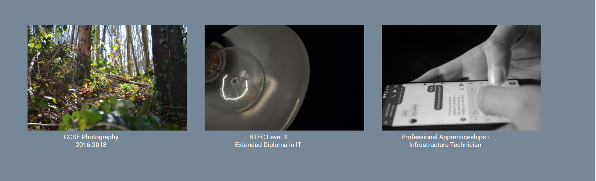 This is the About Me page.